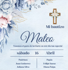 Bautizo Flores