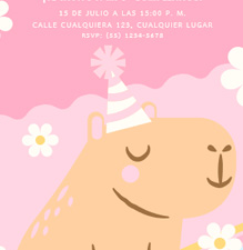 Cumple Capibara