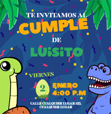 Cumple Dinos
